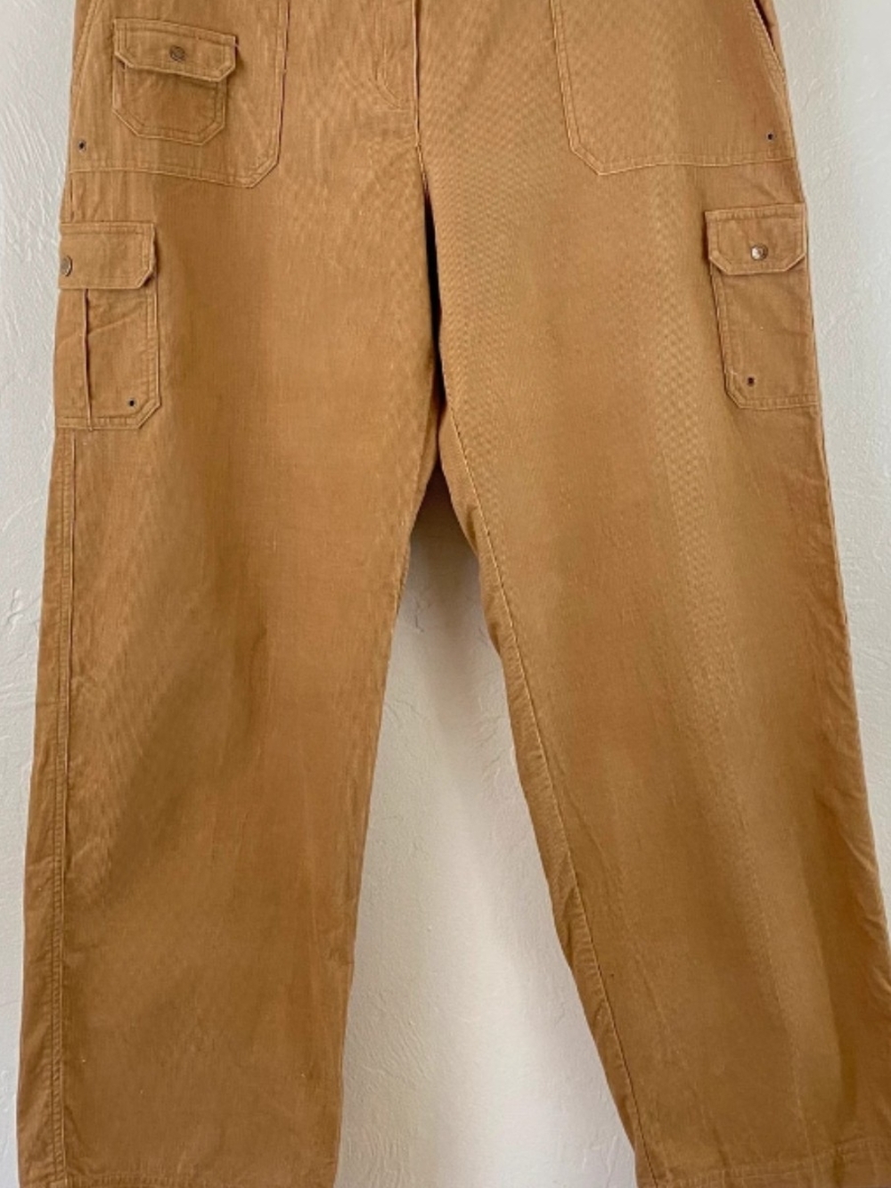 Lauren Ralph Lauren Straight-Leg Cargo Pants in Camel Brown